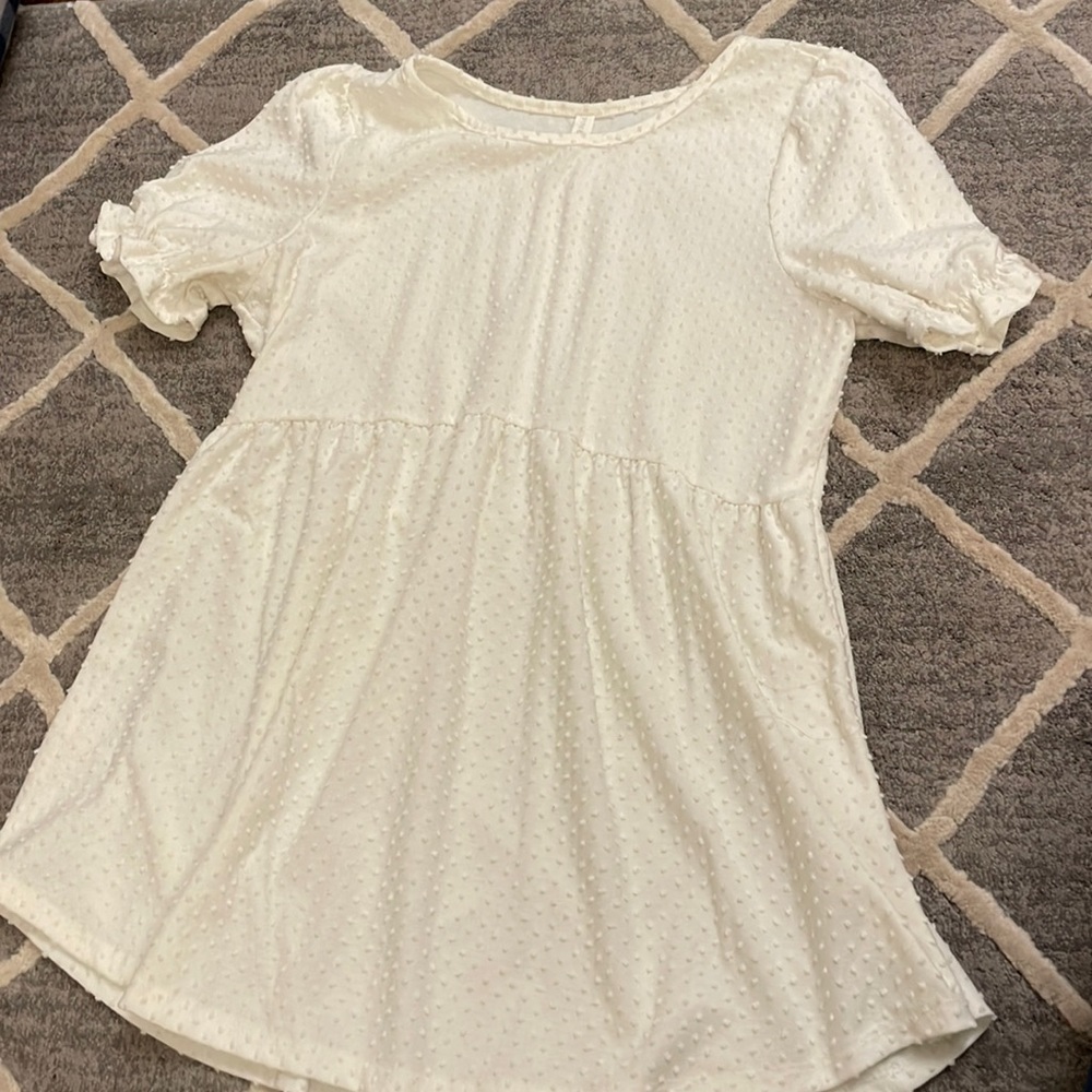 Pinkblush White Maternity Top